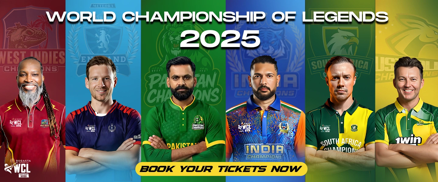 ЁЯПП Epic Clash! World Championship of Legends 2025: England vs Pakistan Highlights, Full Schedule & Star Captains World Championship of Legends 2025: